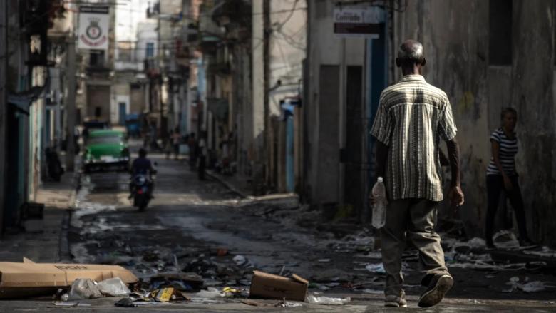 Una calle en Cuba.