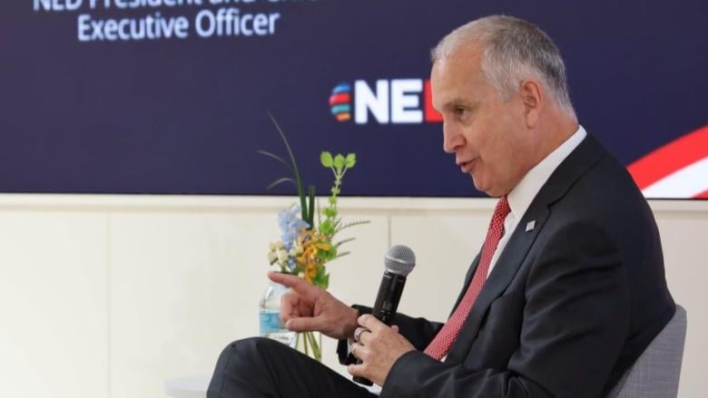 Mario Díaz-Balart en la Torre de la Libertad, Miami, 21 de octubre.