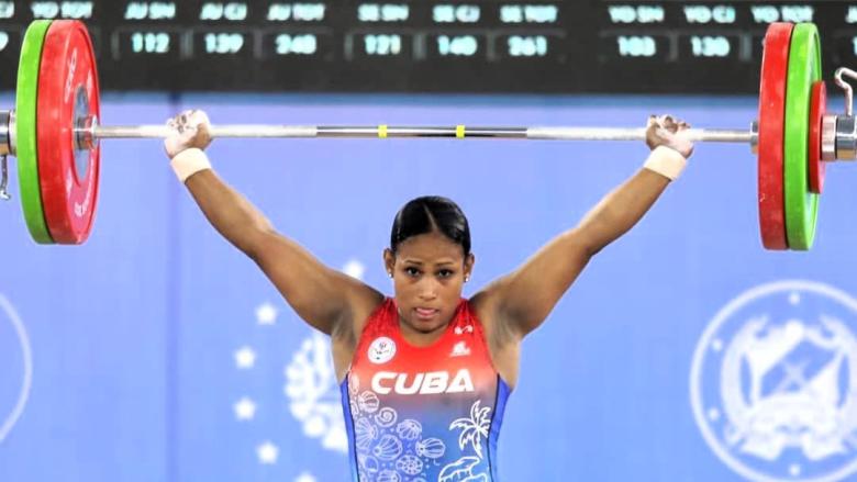 La pesista cubana Yeniuska Mirabal.