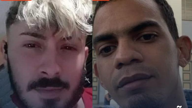 Los presos políticos cubanos Abdiel Cedeño Martínez y Dairon Yunior Labrada Linares. 