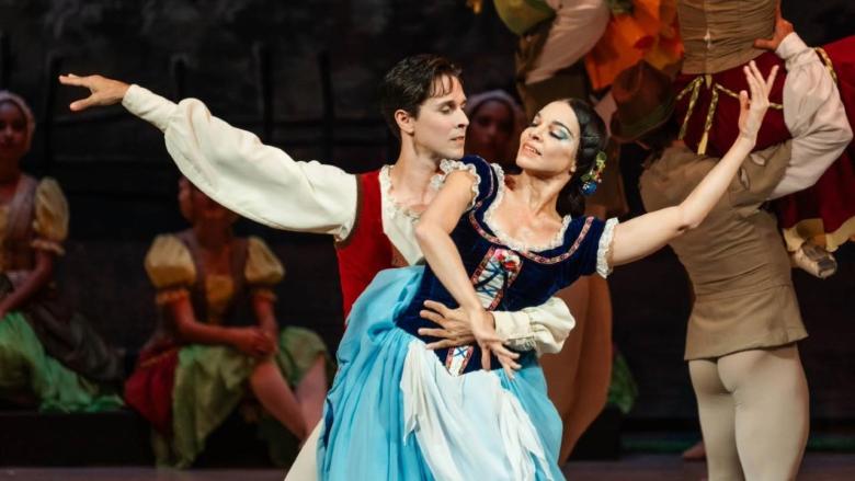Escena del ballet Giselle.