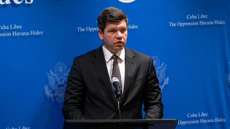 Representante de Ucrania ante la ONU, Volodymyr Pavlichenko.