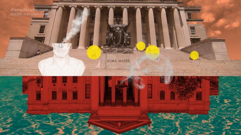 Ilustración: Universidades de Columbia y La Habana.