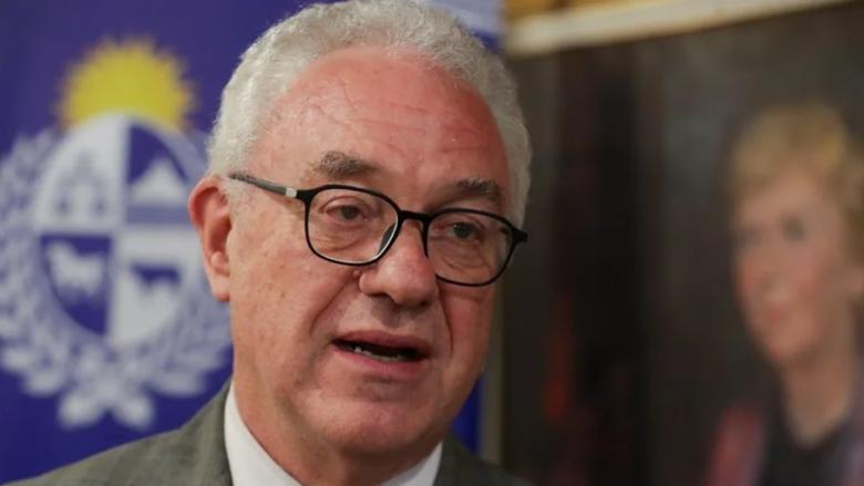 El canciller de Uruguay, Mario Lubetkin.